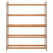 Shoe rack brown 65x24x81 cm engineered wood Nexellus