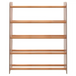 Shoe rack brown 65x24x81 cm engineered wood Nexellus