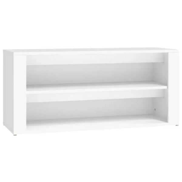 Shoe rack white 100x35x45 cm engineered wood Nexellus