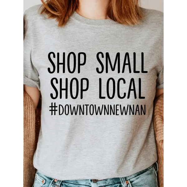 Shop small shop local tee