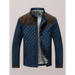 Side seam pocket thickened non-hooded blue casual youth jacket Nexellus