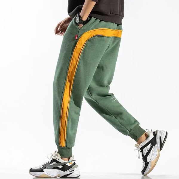 Side Striped Sweatpants Men Brand New Jogger Pants Men Fashion Streetwear Hip Hop Trousers Male Loose Fit Harem Pants Nexellus