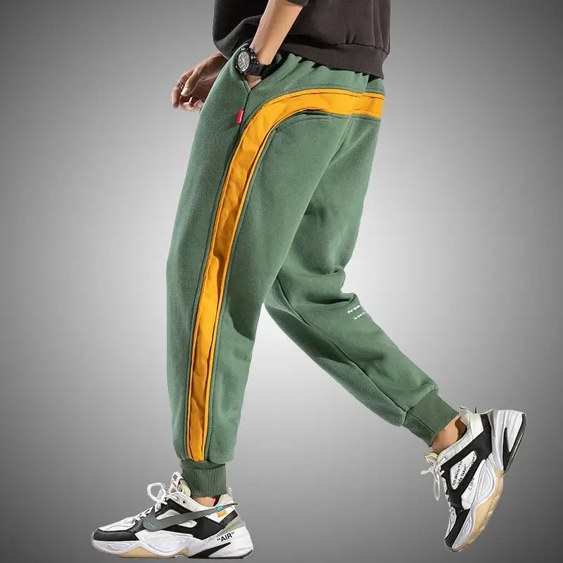 Side Striped Sweatpants Men Brand New Jogger Pants Men Fashion Streetwear Hip Hop Trousers Male Loose Fit Harem Pants Nexellus