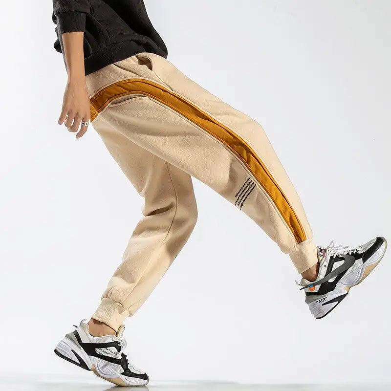 Side Striped Sweatpants Men Brand New Jogger Pants Men Fashion Streetwear Hip Hop Trousers Male Loose Fit Harem Pants Nexellus