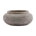 Siena brown round ribbed planter - Indoor Planters