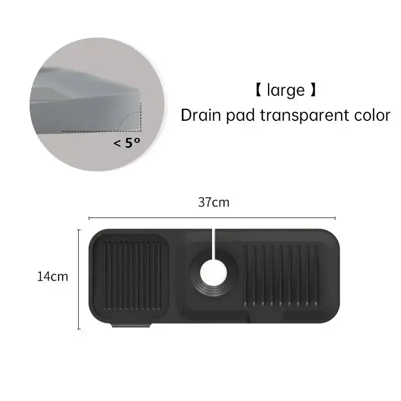 Silicone drain pad faucet drain pad kitchen countertop sink drain Nexellus