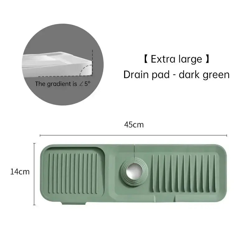 Silicone drain pad faucet drain pad kitchen countertop sink drain Nexellus