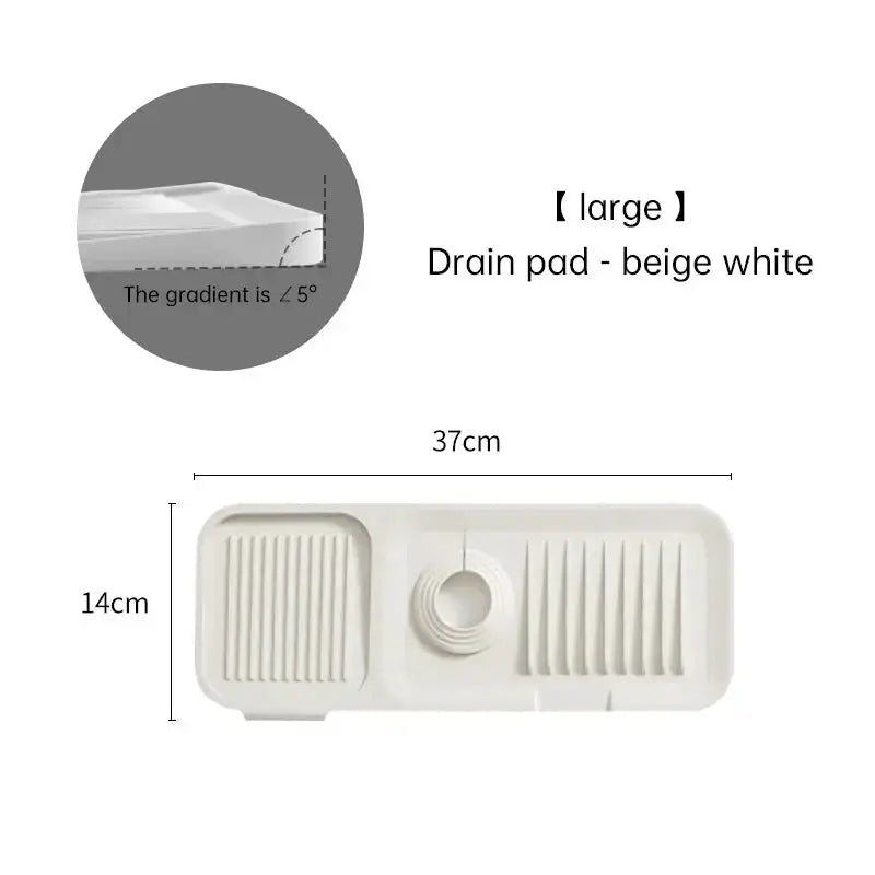 Silicone drain pad faucet drain pad kitchen countertop sink drain Nexellus