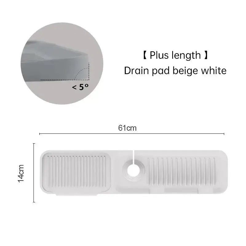 Silicone drain pad faucet drain pad kitchen countertop sink drain Nexellus