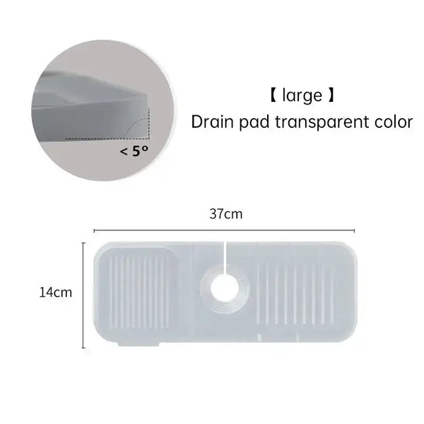 Silicone drain pad faucet drain pad kitchen countertop sink drain Nexellus