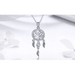 Silver Dream Catcher  Pendant Necklace Jewelry Set - Nexellus