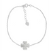 Silver Four leaf  Clover  Bracelet for Women - Nexellus