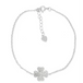 Silver Four leaf  Clover  Bracelet for Women - Nexellus