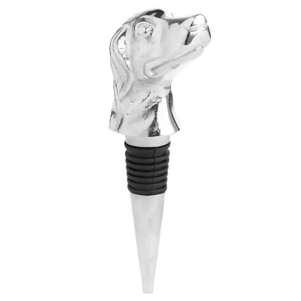 Silver nickel dog bottle stopper - Kitchen And Tableware