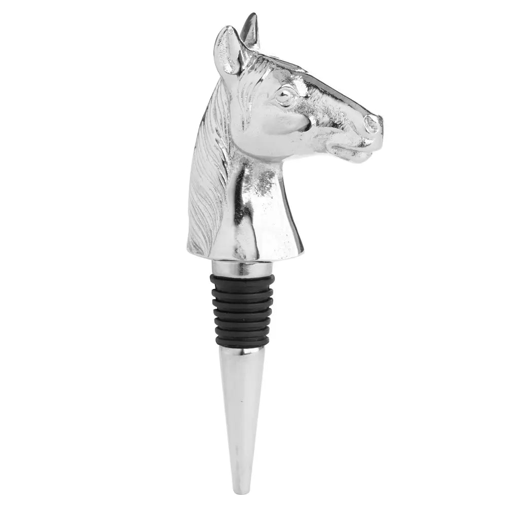 Silver nickel horse bottle stopper - Kitchen And Tableware