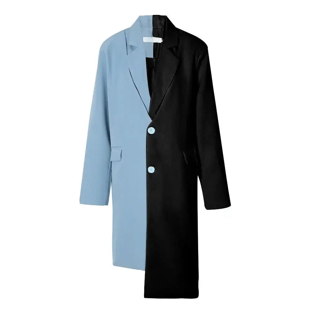 Single breasted color matching ladies blazer coat Nexellus