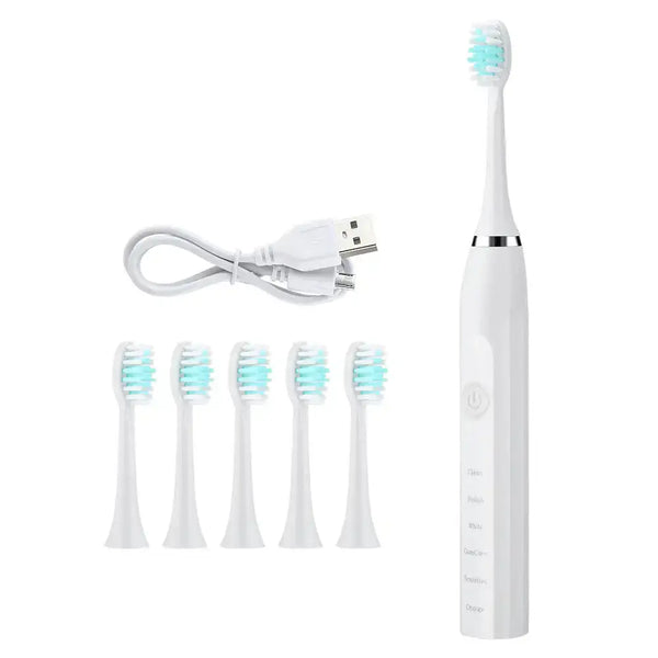 Smart sonic electric toothbrush 5 modes 4 gears tooth cleaning home Nexellus