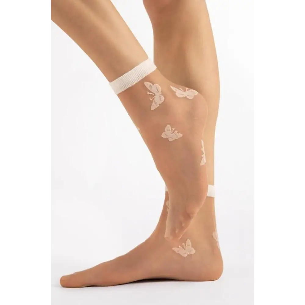 Socks fiore - white / one-size-fits-all