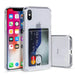 Soft tpu clear case with card slot - for iphone x / xs