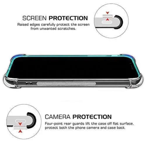 Soft tpu clear case with card slot - for samsung s20 ultra