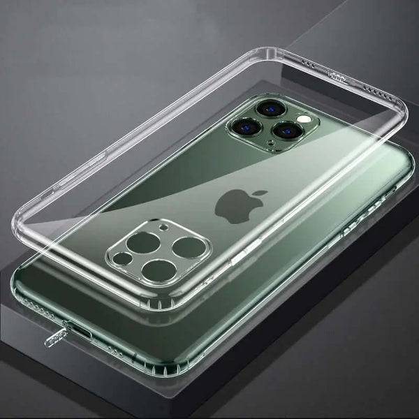 Soft tpu clear case with dust plug - for iphone 11 pro