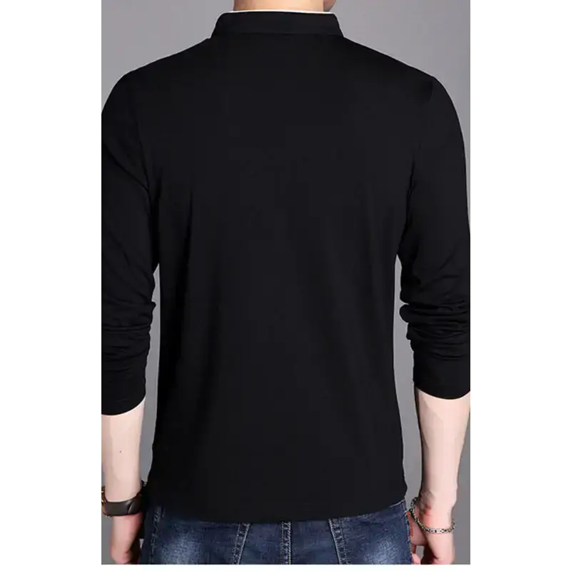 Solid long sleeve large men's t-shirt Nexellus