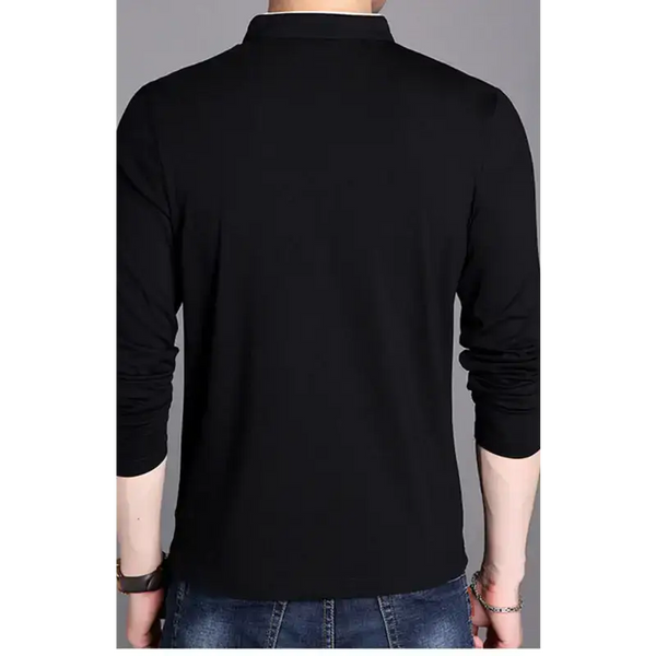 Solid long sleeve large men's t-shirt Nexellus