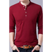 Solid long sleeve large men's t-shirt Nexellus