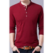 Solid long sleeve large men's t-shirt Nexellus