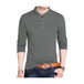 Solid long sleeve large men's t-shirt Nexellus