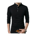 Solid long sleeve large men's t-shirt Nexellus