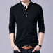 Solid long sleeve large men's t-shirt Nexellus