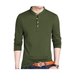 Solid long sleeve large men's t-shirt Nexellus