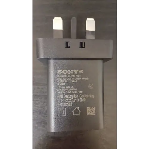 Sony uch20 black mains charger + ec803 cable