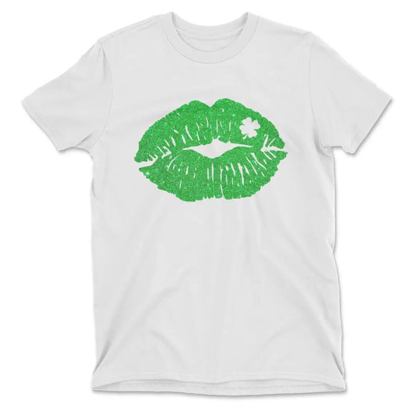 St patrick’s day lip tee