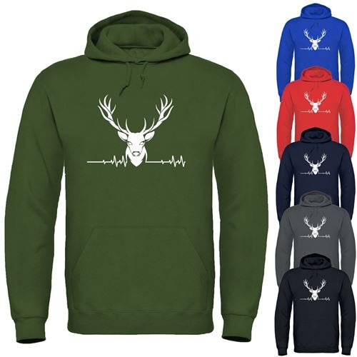 "Stag ECG" Hoodie - Nexellus