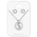 Steel Valentine Love Pendant Necklace Jewelry  Set - Nexellus