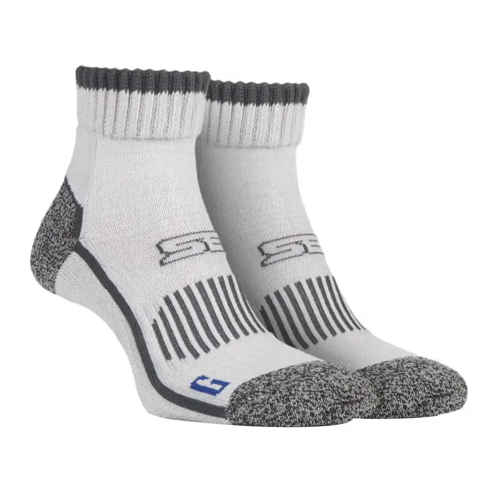 Storm bloc - 1 pair mens cotton ankle socks (6-8.5 / ecru) Nexellus