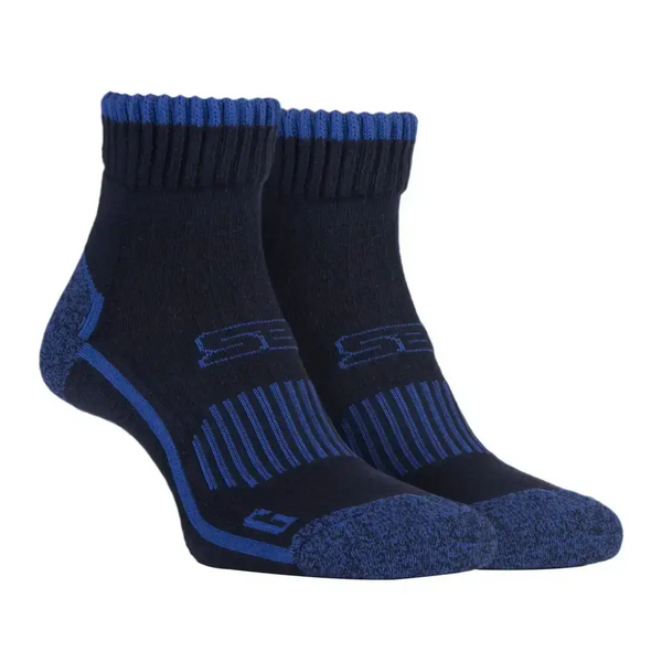 Storm bloc - 1 pair mens cotton ankle socks (9-12 / navy) Nexellus