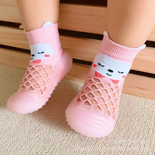 Summer baby toddler shoes breathable hole shoes cartoon cute soft Nexellus