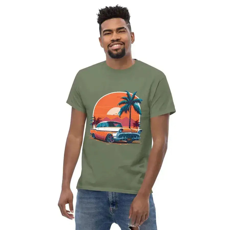 Sunset drive men's classic t-shirt Nexellus