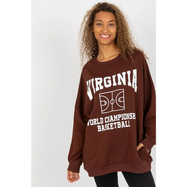 Sweatshirt fancy - brown / one-size-fits-all