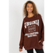 Sweatshirt fancy - brown / one-size-fits-all