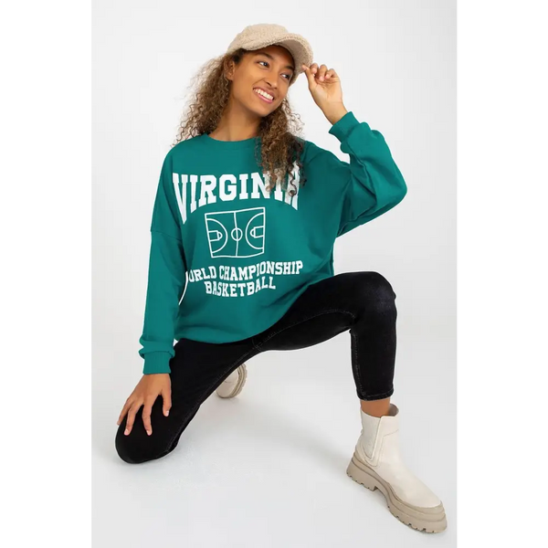 Sweatshirt fancy - green / one-size-fits-all