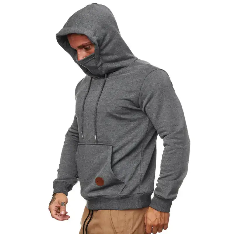 Sweatshirt hooded long sleeve t-shirt men's sweatshirt mask Nexellus