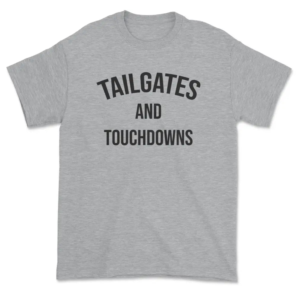 Tailgates and touchdowns tee - Large