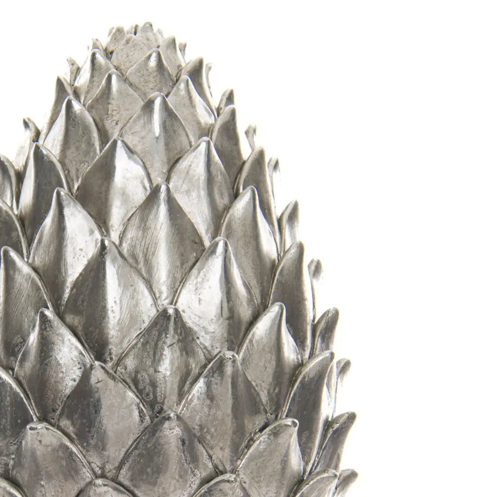 Tall silver pinecone finial - Ornaments