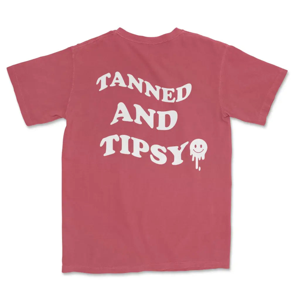 Tanned and tipsy tee