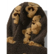 Teddy pattern loose teddy fur hooded sweatshirt Nexellus