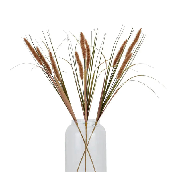 Terracotta triple grass stem - Single Stem Flowers